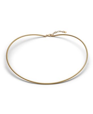 Pandora Tubular Choker Necklace - Gold Plated