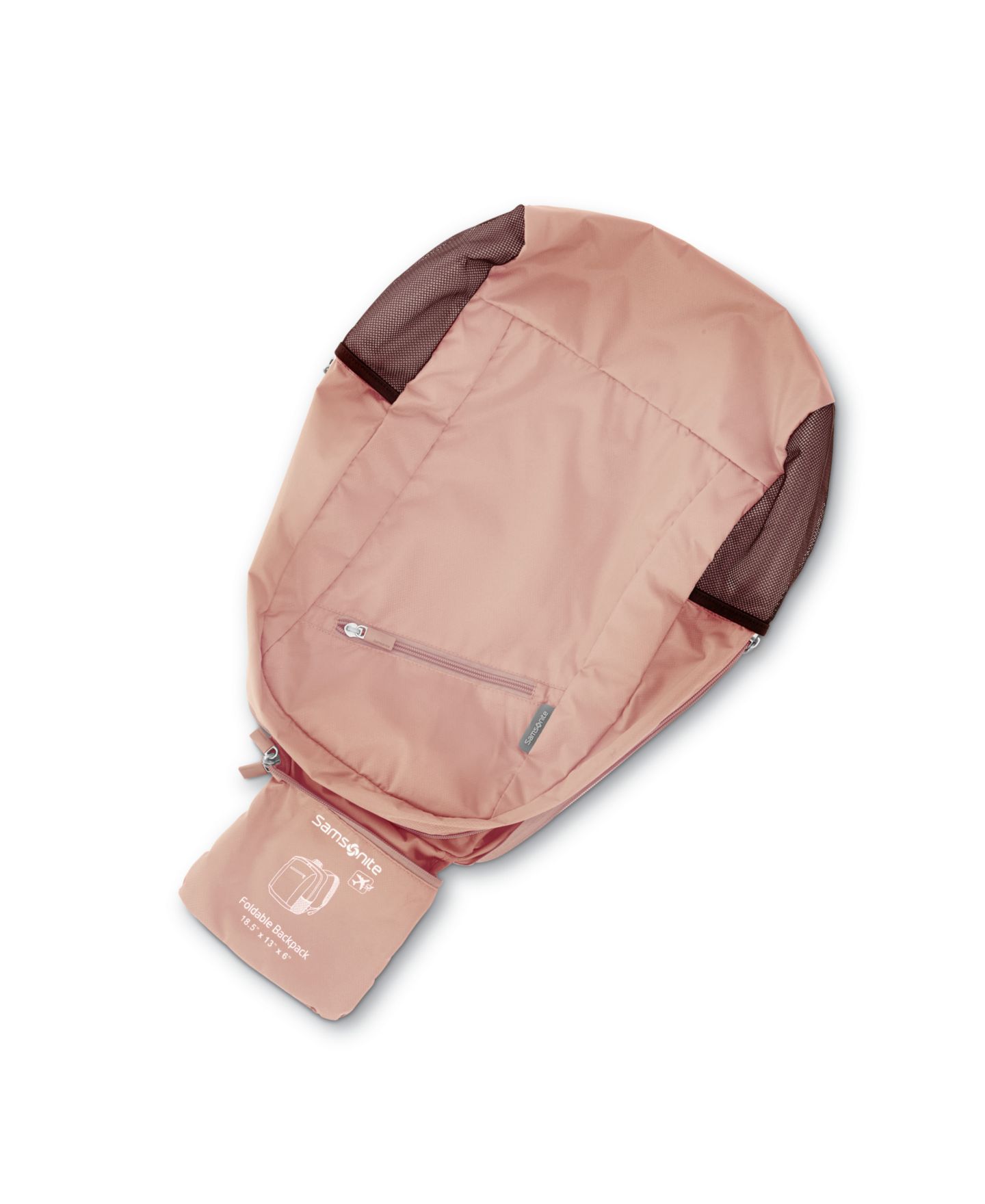 Рюкзак Samsonite Foldaway 6", цвет: Пыльный розовый — фото 3