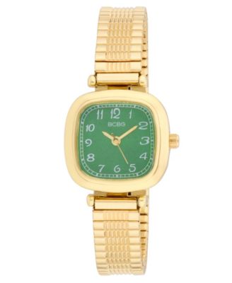 Women's Quartz Round Gold Stainless Steel Watch 27mm