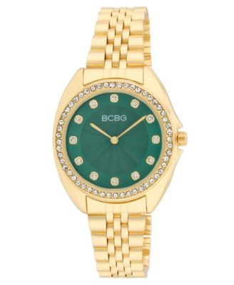 Bcbg Women's Quartz Round Gold Stainless Steel Watch 34mm - Gold