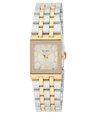 Women’s Quartz Rectangle Gold Stainless Steel Watch 22mm