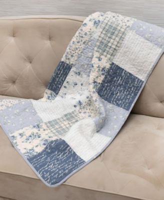 Pastures Cotton Reversible Throw, 50"x 60"