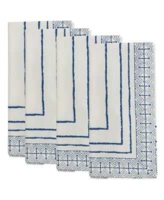 Hand Block Cotton Napkins, Set of 4