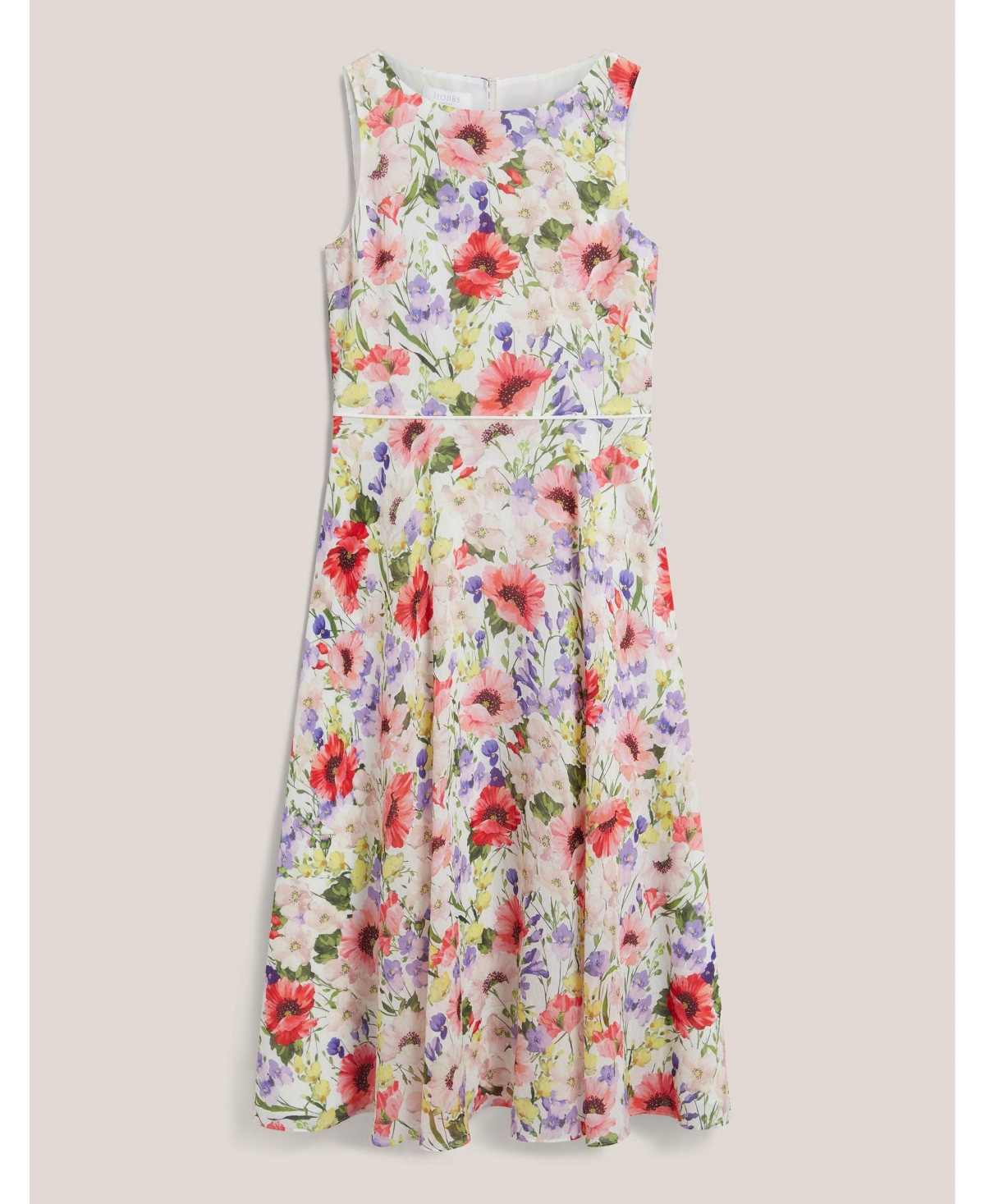 Hobbs London Women's Carly Floral Midi Dress
