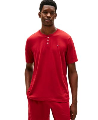 Men's Classic-Fit Short-Sleeve Solid Henley T-Shirt