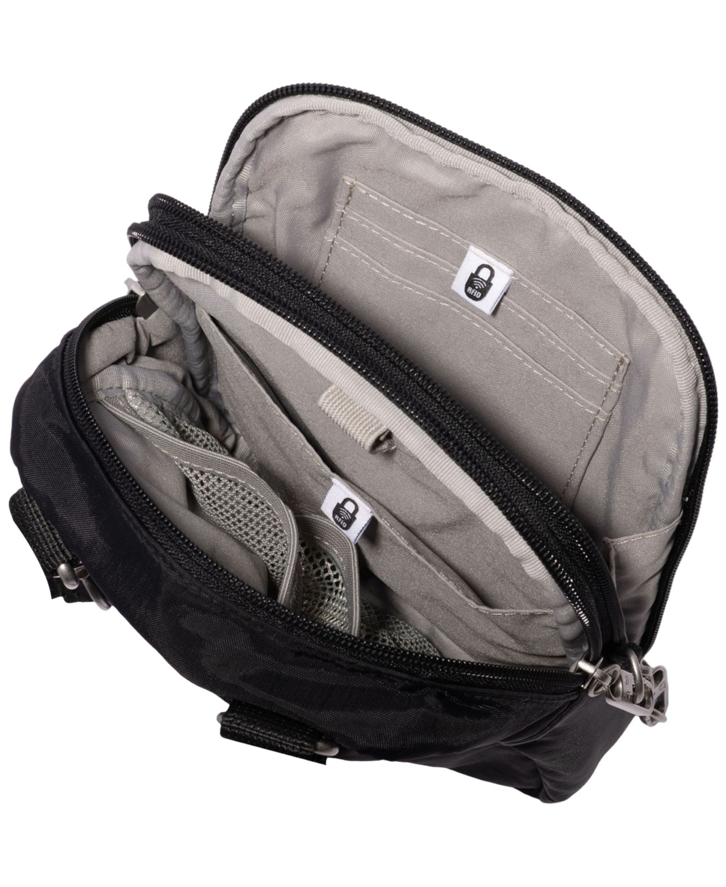 Женская сумка Baggallini Classic Anti-Theft Mini Crossbody Handbag, цвет: Чёрный — фото 4