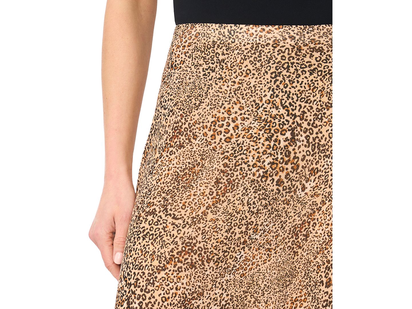 Женская юбка CeCe Bias Printed Midi, цвет: Дюнный — фото 2