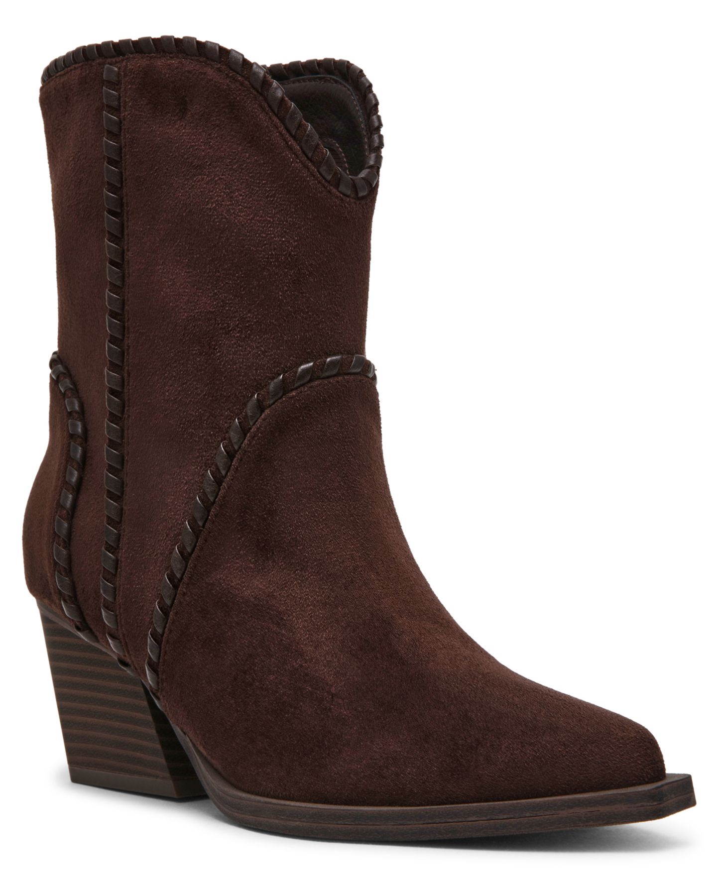 Женские ботинки DV Dolce Vita Audray Whipstitch Western, цвет: Коричневый — фото 1