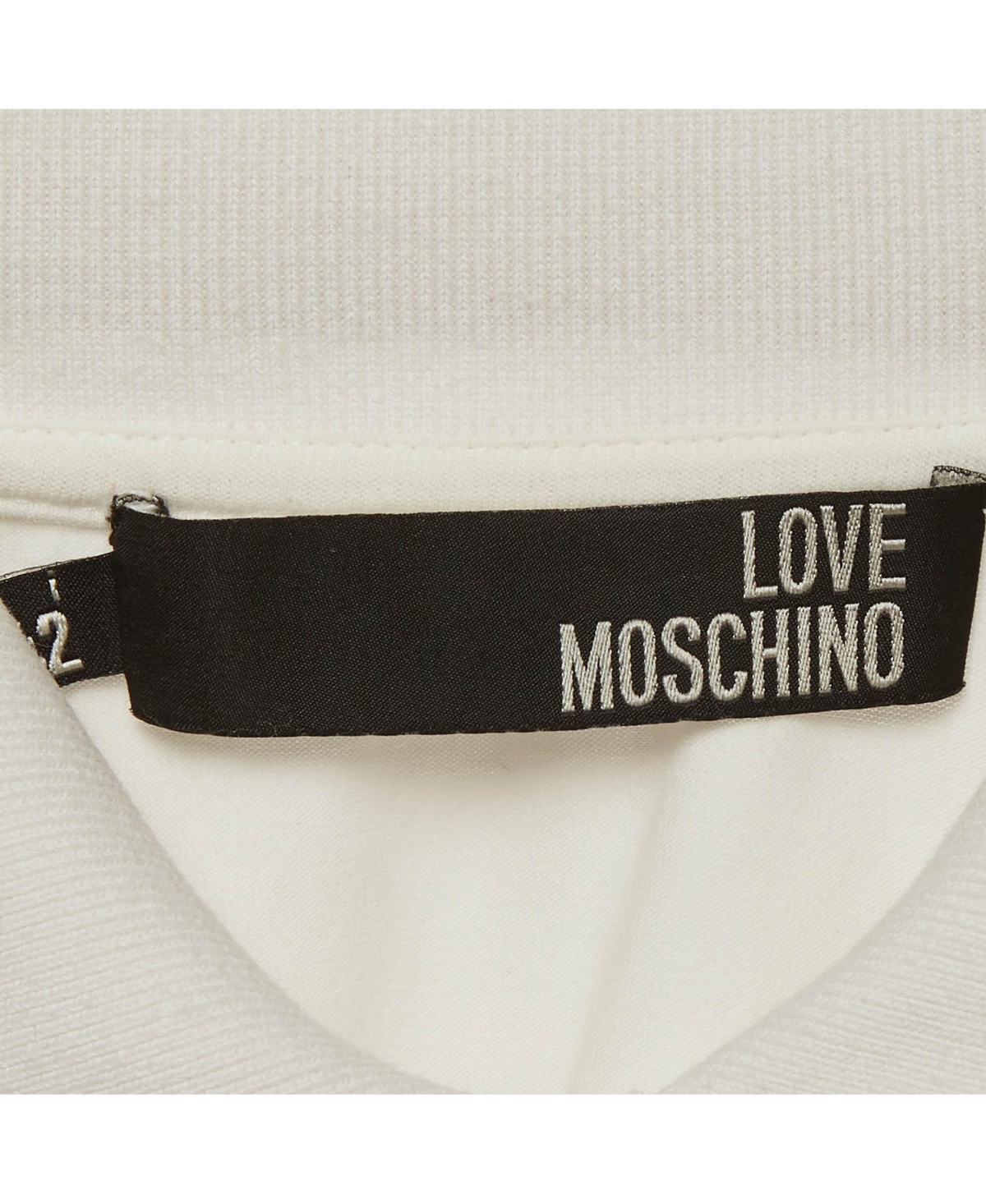 Pre-Owned Love Moschino Women's Jersey Ruffled Sleeveless T-Shirt