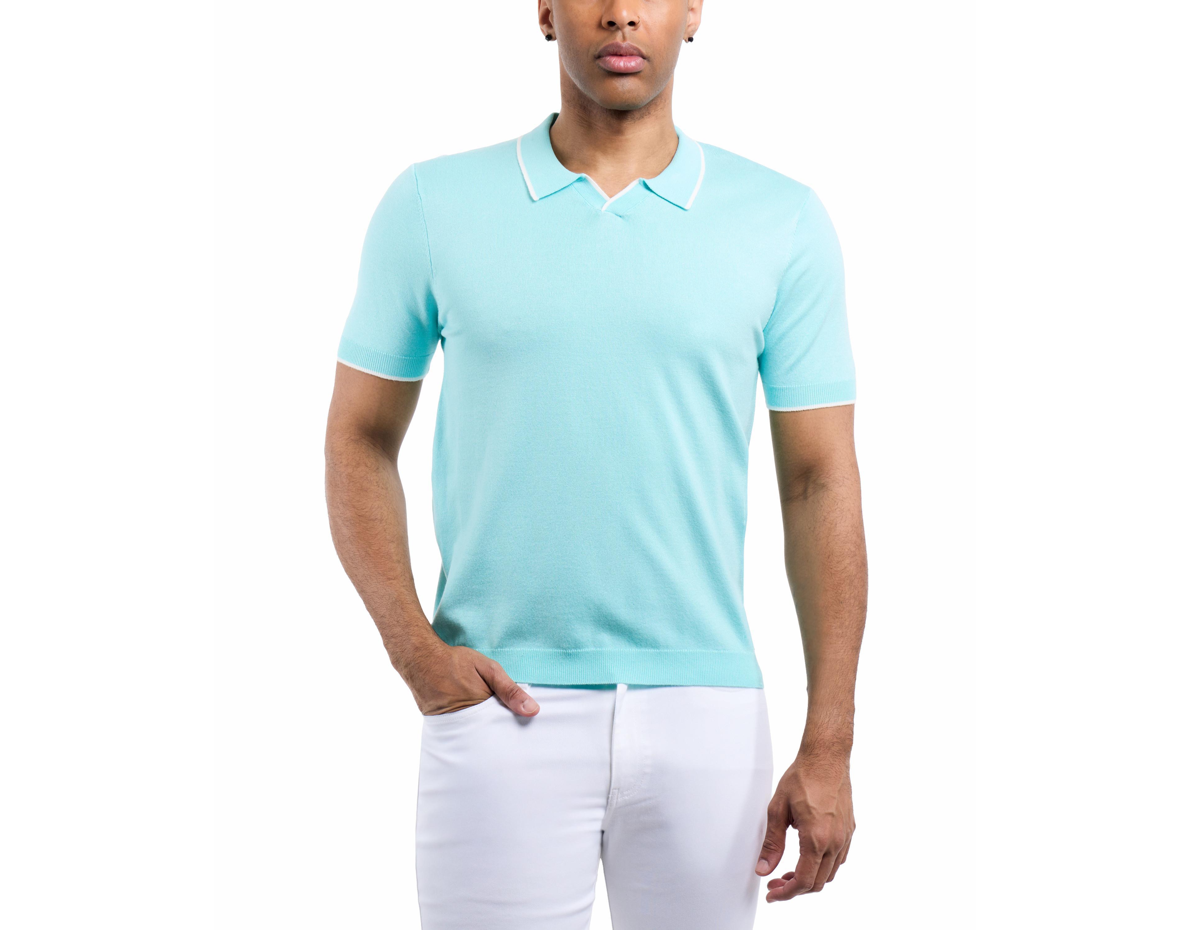 Xray Men's Collar V-Neck Polo Sweater