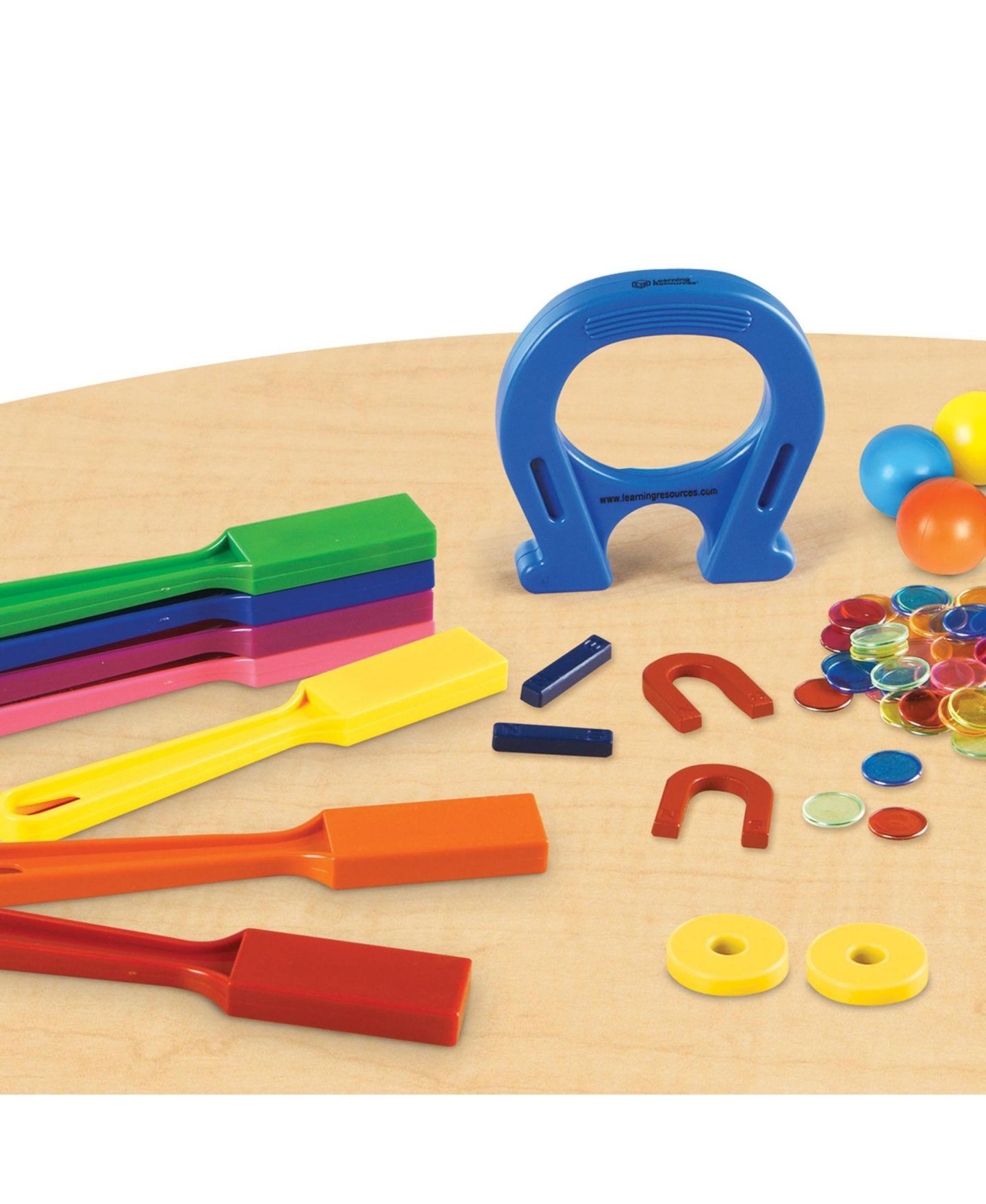 Детские игрушки Learning Resources Super Magnet Lab Science 119-Piece Kit, Ages 5+, цвет: Разноцветный — фото 4