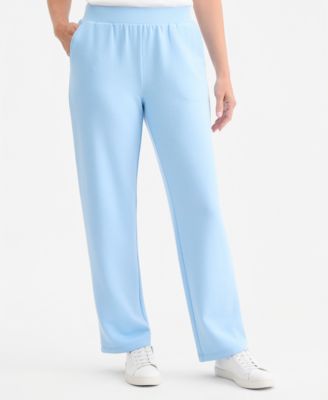Petite Pull-On Mid-Rise Pants