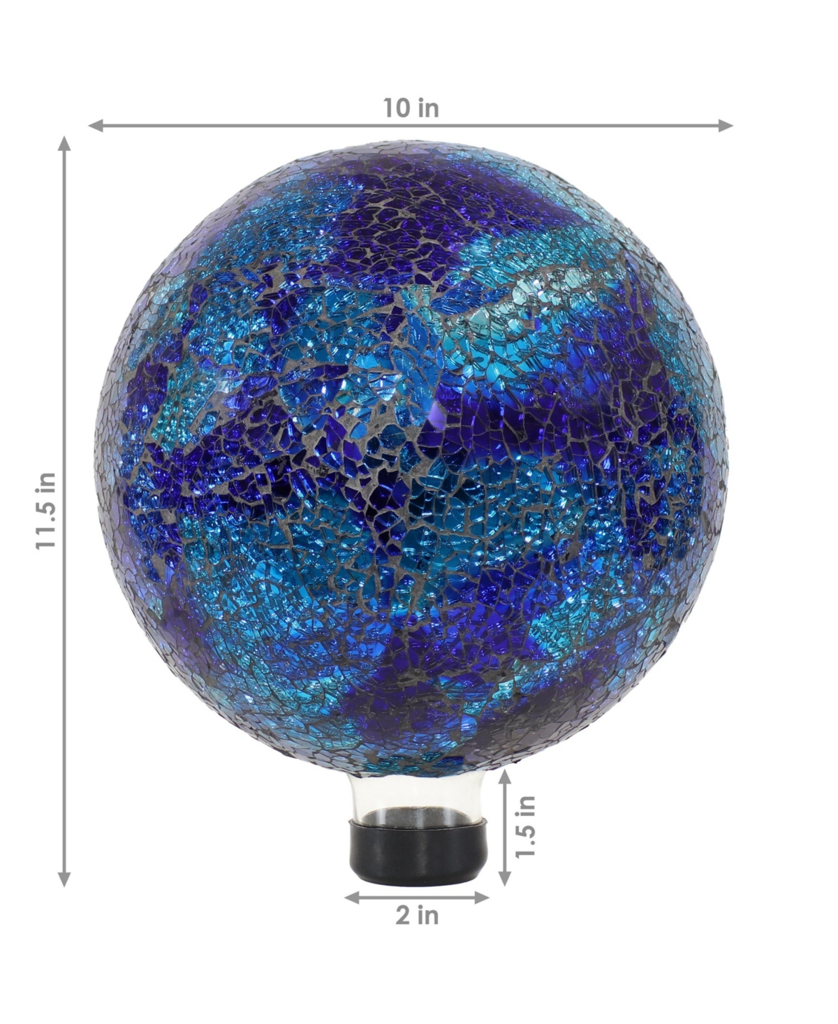 Mosaic Glass Gazing Globe