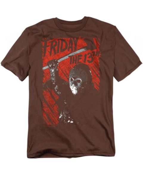 Мужская футболка Friday The 13th Big & Tall Jason Lives, цвет: Кофейный