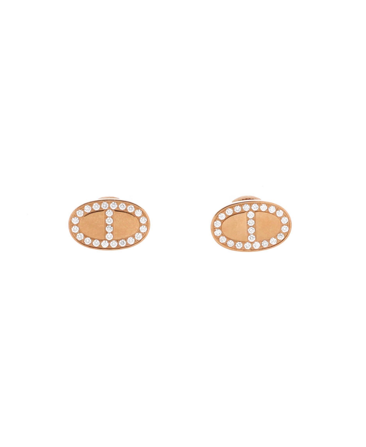 Pre-Owned HERMES Chaine d'Ancre Contour Stud Earrings