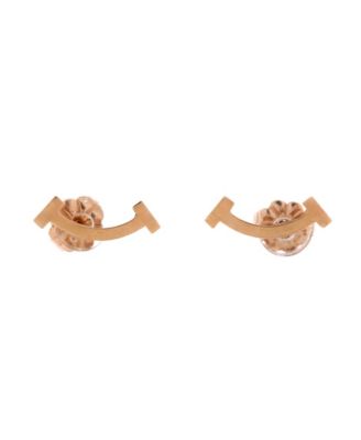 T Smile Stud Earrings