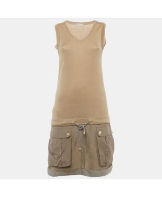 Women's Cotton Knit Sleeveless Short Dress