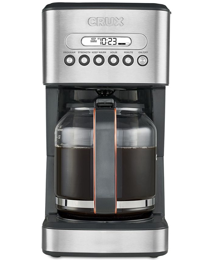 Crux CRX14540 14-Cup Programmable Coffee Maker, Created for Macy's