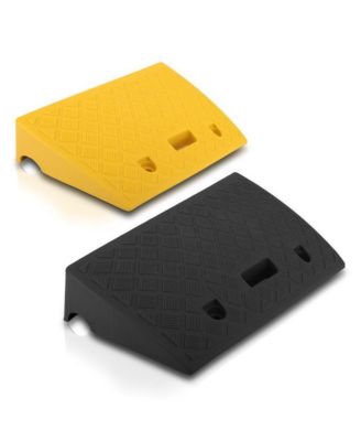 Car/Truck Curb Ramps, Heavy-Duty Portable Ramp Set, 2 Pieces