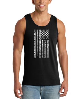 Men's American Flag Graphic Tank Top