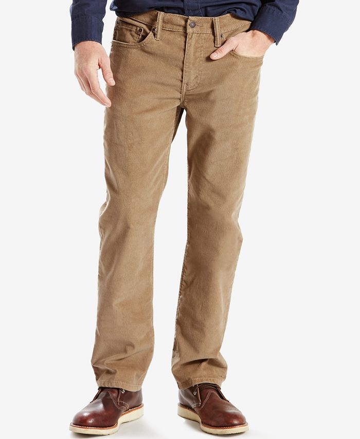 Levi's 514™ Straight Fit Bedford Corduroy Pants & Reviews - Jeans - Men -  Macy's