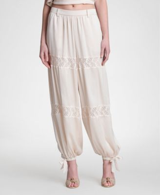 Women's Lace Combo Balloon Pants