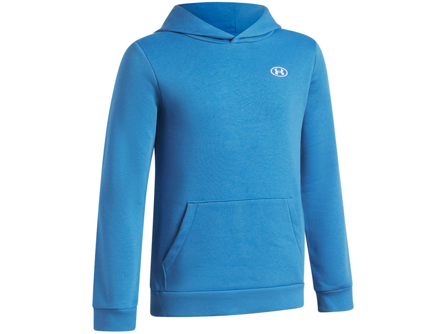 Худи Under Armour Rival Fleece Long-Sleeve для мальчиков, цвет: Синий — фото 3