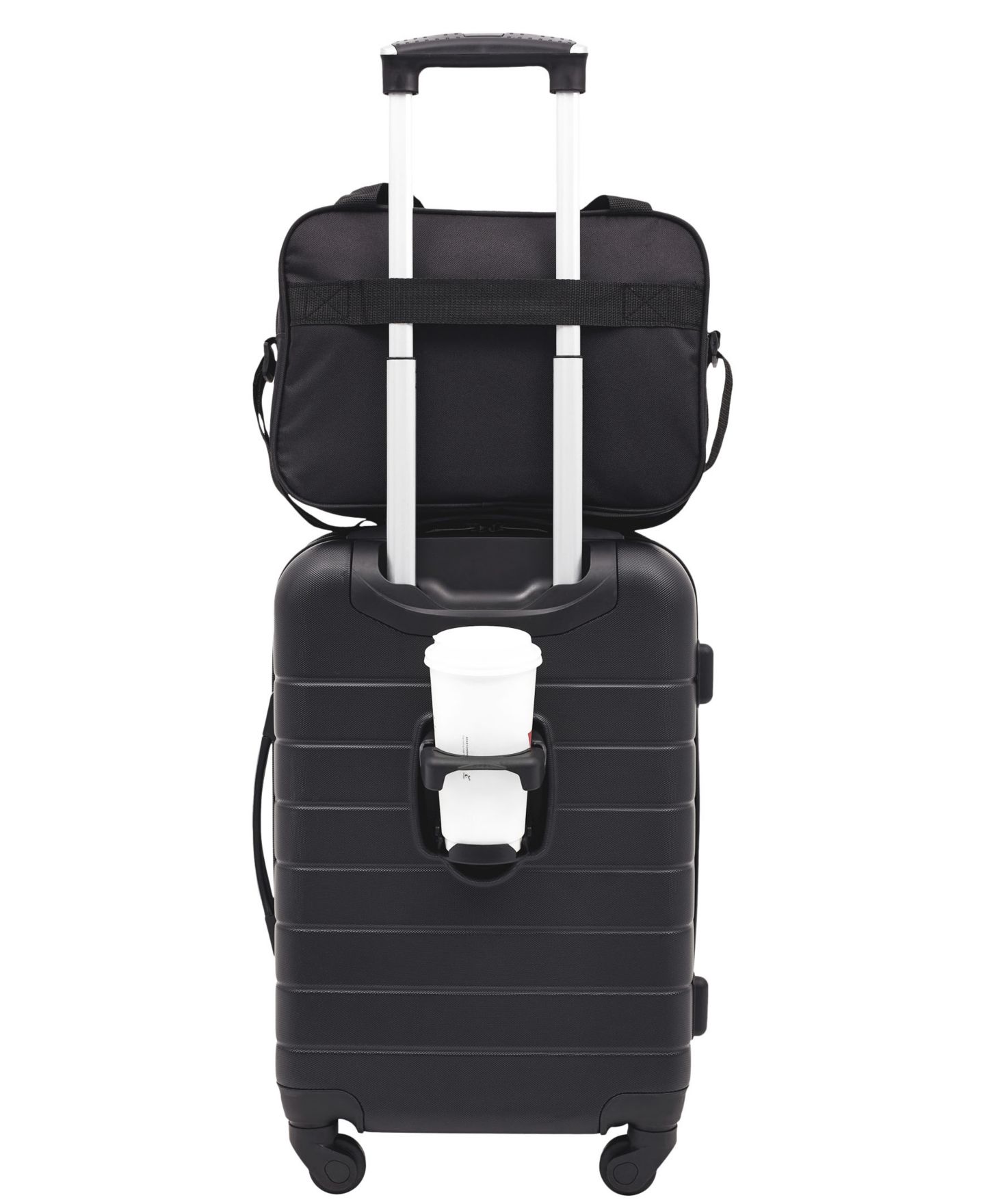 Чемоданы Wrangler El Dorado 2-Piece Luggage Set, цвет: Чёрный — фото 7