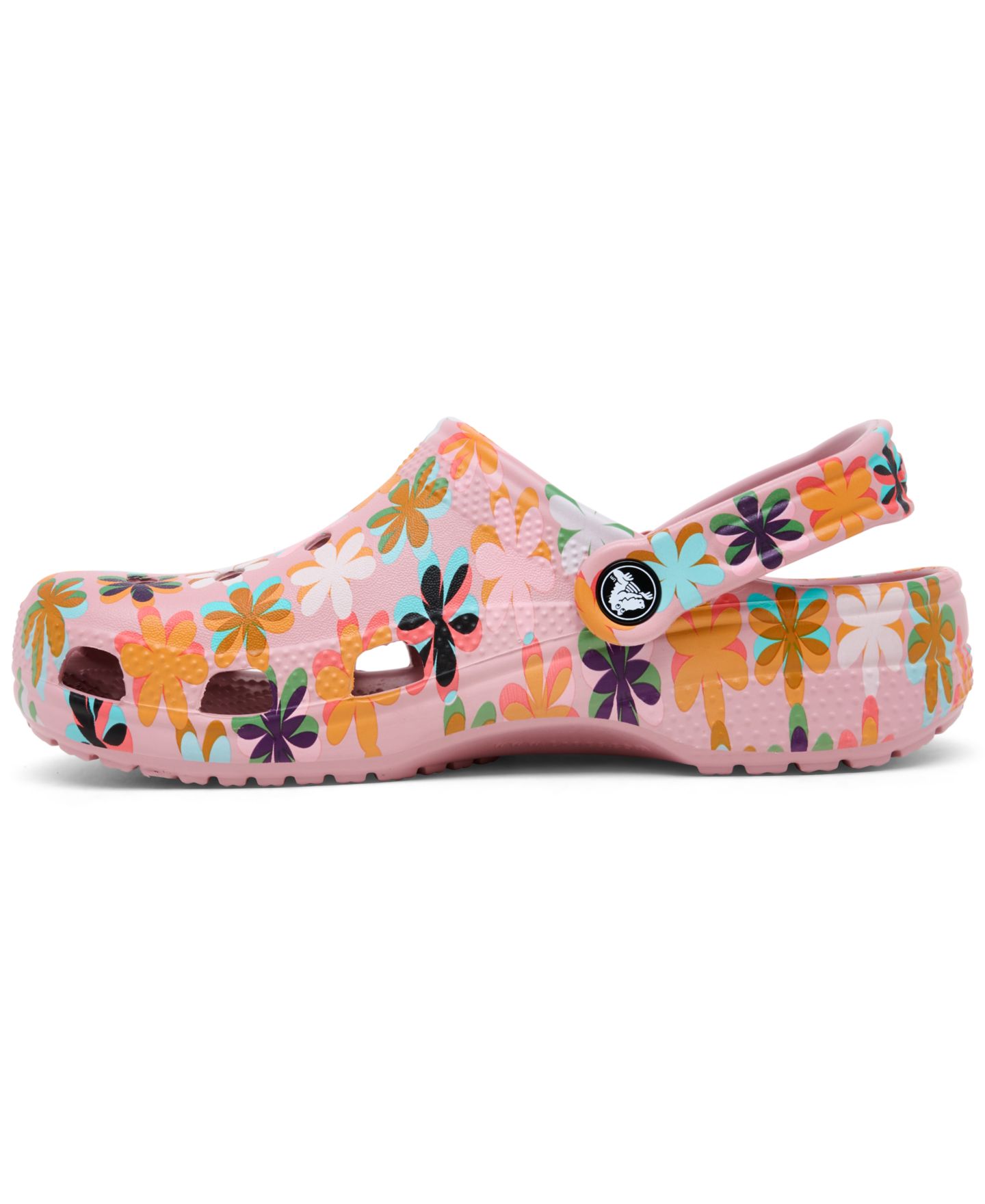 Сабо Crocs Classic Retro Summer Classic Clogs from Finish Line для девочек, цвет: Розовато-лиловый — фото 3