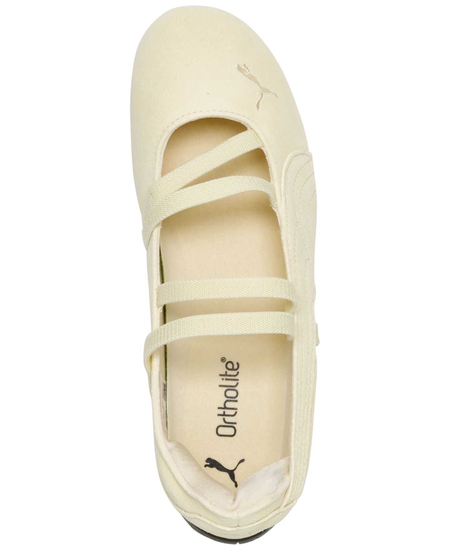 Женские замшевые кроссовки Puma Speedcat Ballet, цвет: Ванильный — фото 5