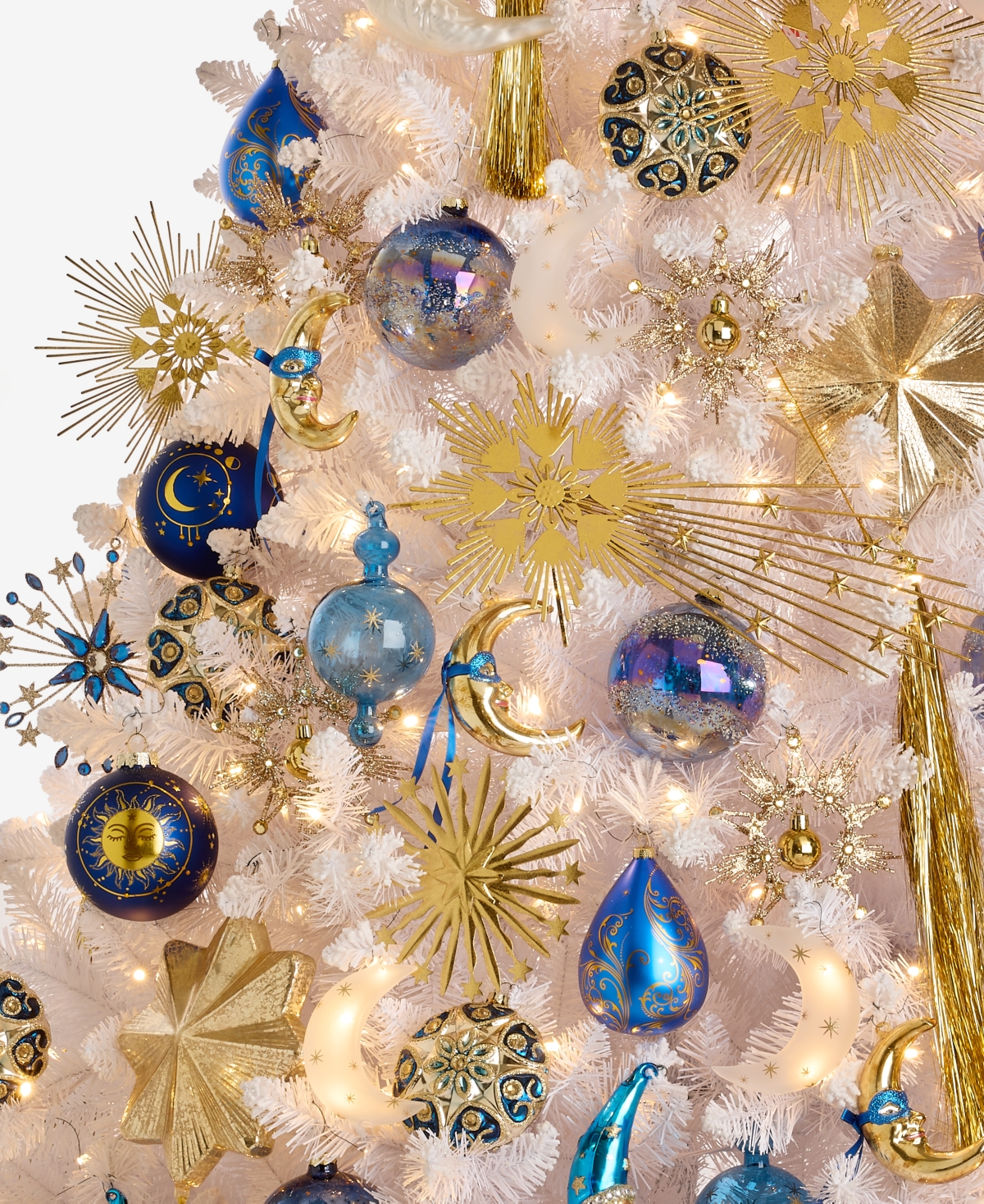 Holiday Lane Celestial Gems Moon with Star Ornament, Macy's Exclusive