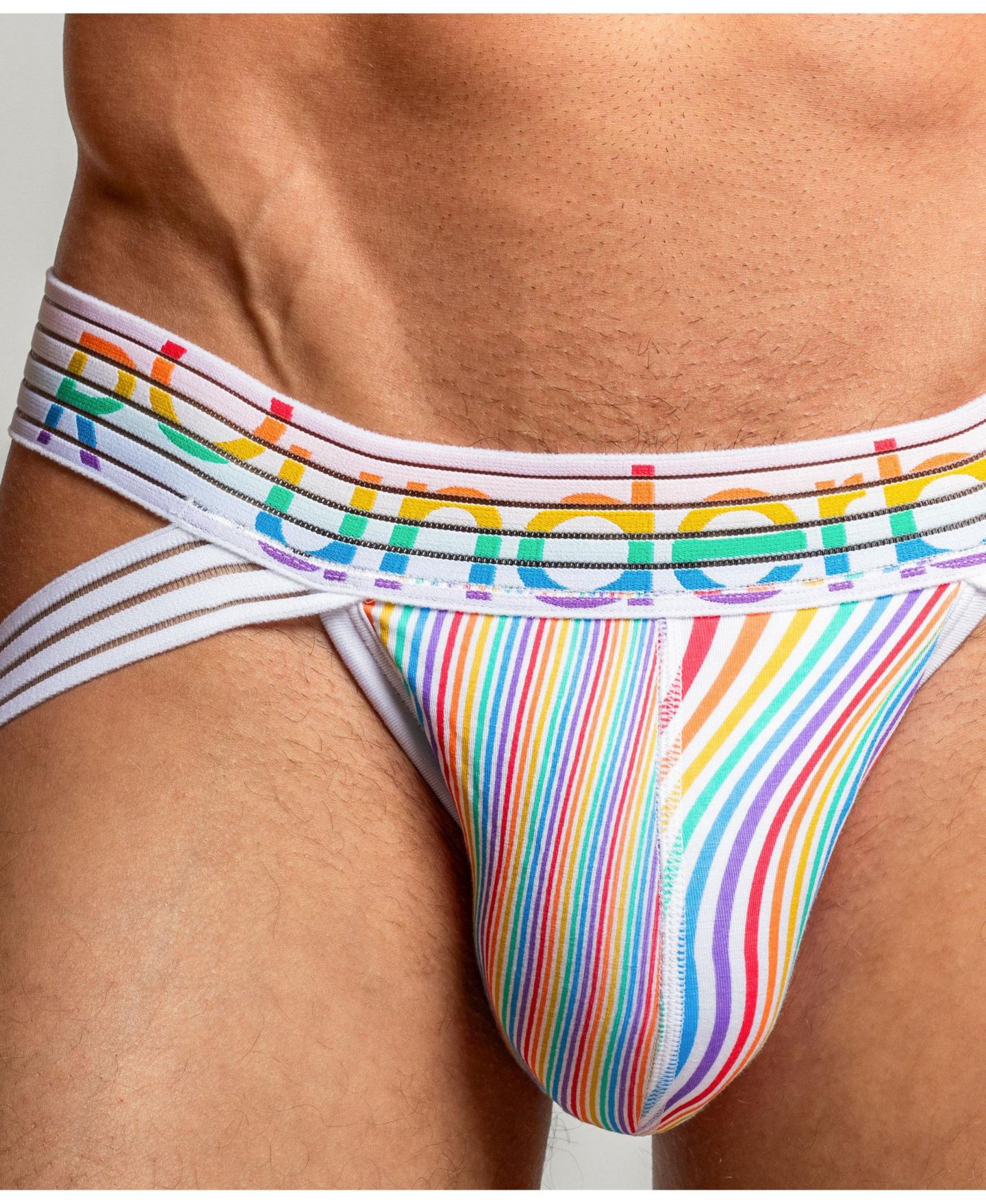 Бельё Jockstrap для мужчин — Rounderbum, цвет: Белый — фото 4