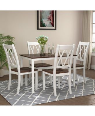 Five Piece Wood Dining Set