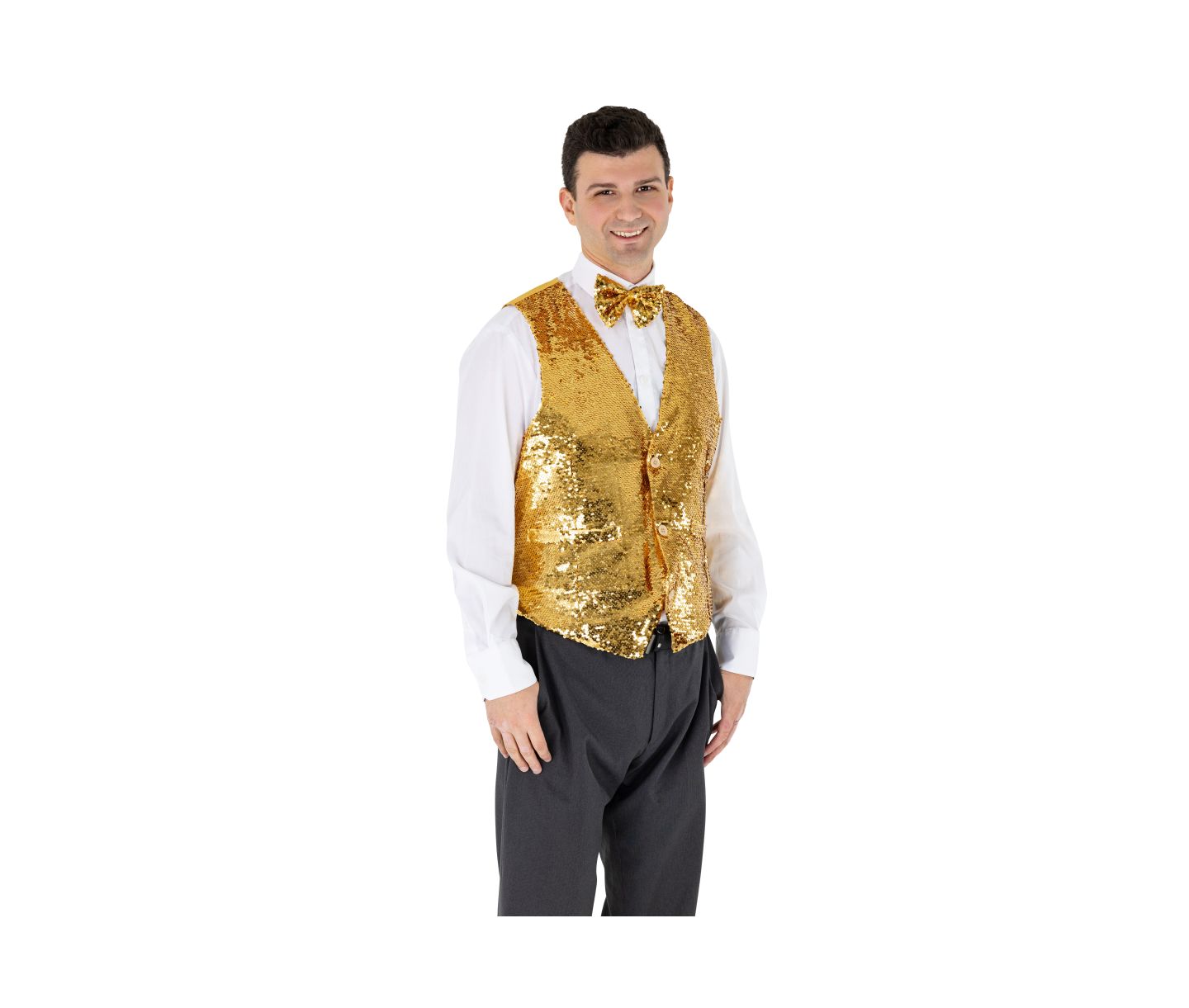 Детские игрушки Dress Up America Sequin Adjustable-Buckle Vest and Bow Tie, 2-Piece Set, Ages 18+ — фото 3