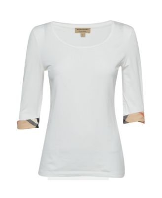 Women's Nova Check Jersey Scoop Neck Top