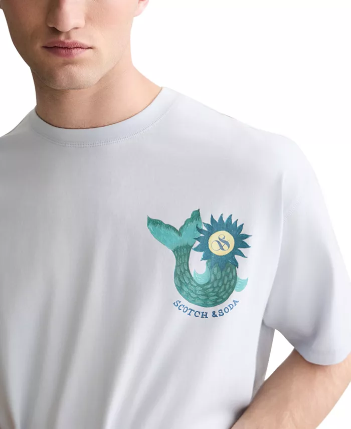 Men's Back Artwork Regular-Fit Short-Sleeve T-Shirt - thumbnail 3