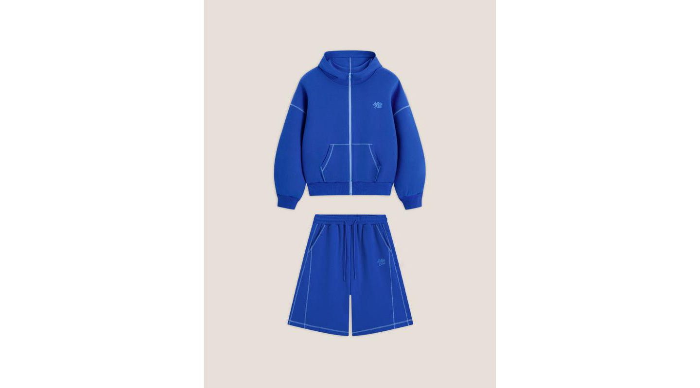 Мужские комплекты AELFRIC EDEN Cloud Boxy Sweat Set, цвет: Синий — фото 2