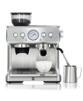 20 Bar Coffee and Espresso Maker, Espresso Machine with Grinder and Milk Frother