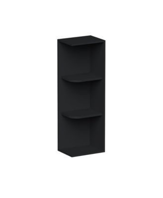 36"H Wall Shelves, Ready to Assemble Kitchen Open Shelves Solid Wood Frame 2 Adjustable Storage Shelves