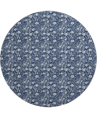 Soft Essentials Machine Washable SE4 8'x8' Round Area Rug