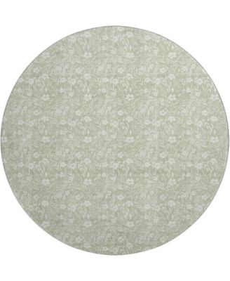 Soft Essentials Machine Washable SE4 8'x8' Round Area Rug