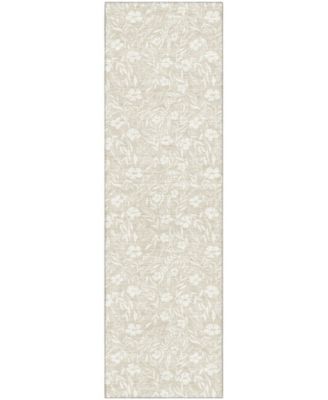 Soft Essentials Machine Washable SE4 2'3"x7'6" Runner Area Rug