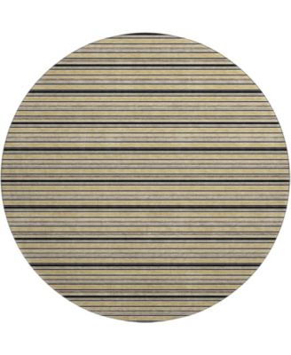 Soft Essentials Machine Washable SE2 8'x8' Round Area Rug