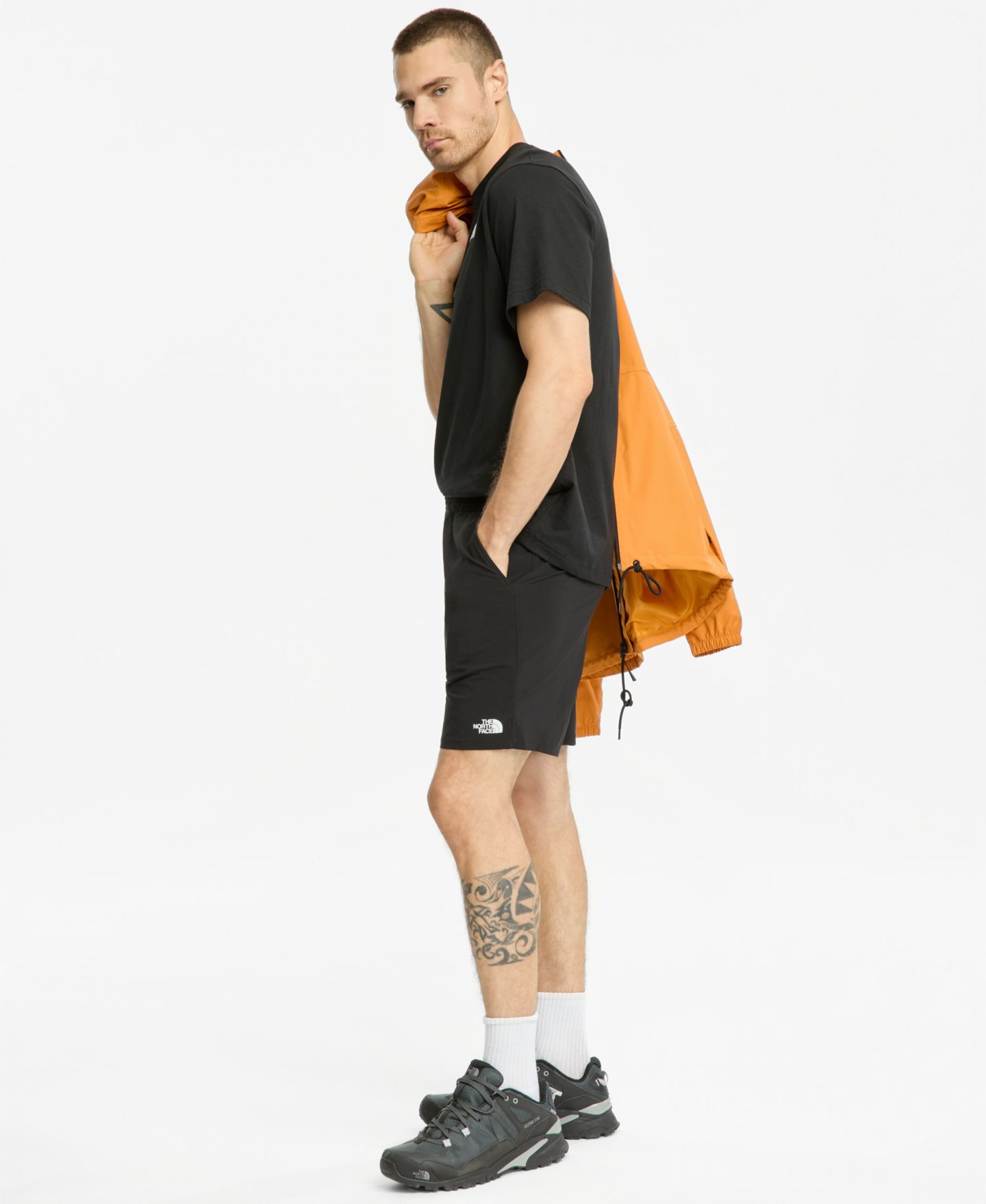 Мужские шорты The North Face Wander 2.0 Water-Repellent, цвет: Чёрный — фото 3