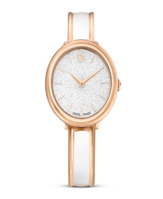 Crystalline Bangle Metal Bracelet Watch 32 x 32mm