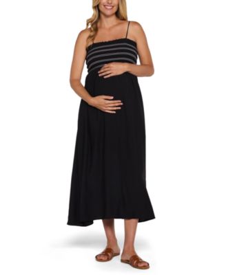 strapless maxi summer dress Summer Hollow Out Strapless Maxi Dress