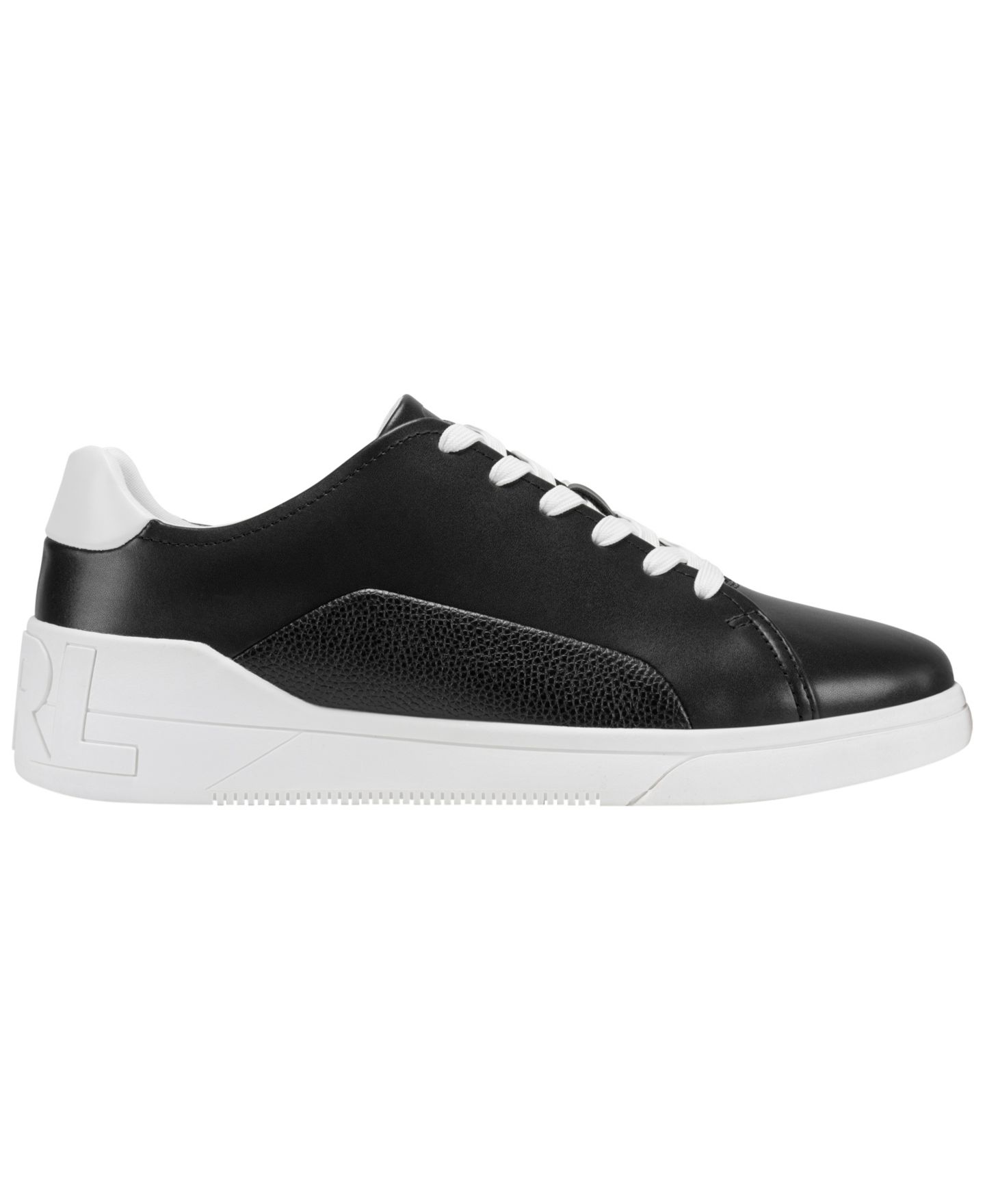Мужские кроссовки KARL LAGERFELD PARIS Allez Dual Panel Court, цвет: Чёрный — фото 2