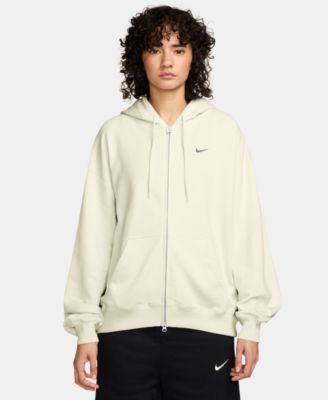 Women's Studio Fleece Light Weight Oversized Full-Zip Hoodie
