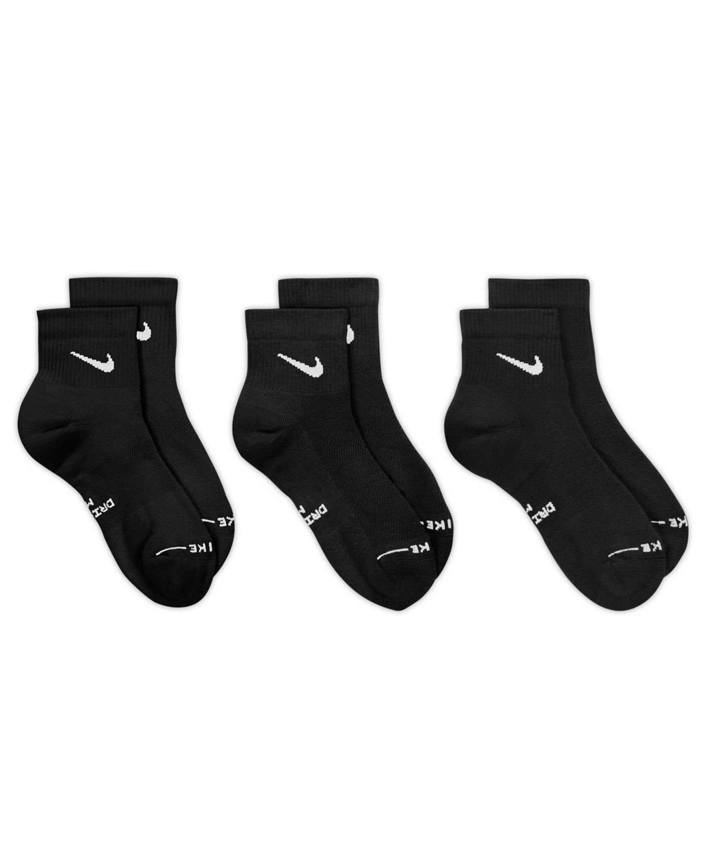 Носки Elevated для мужчин, низкие, 3 шт. — Nike, цвет: Чёрный — фото 3