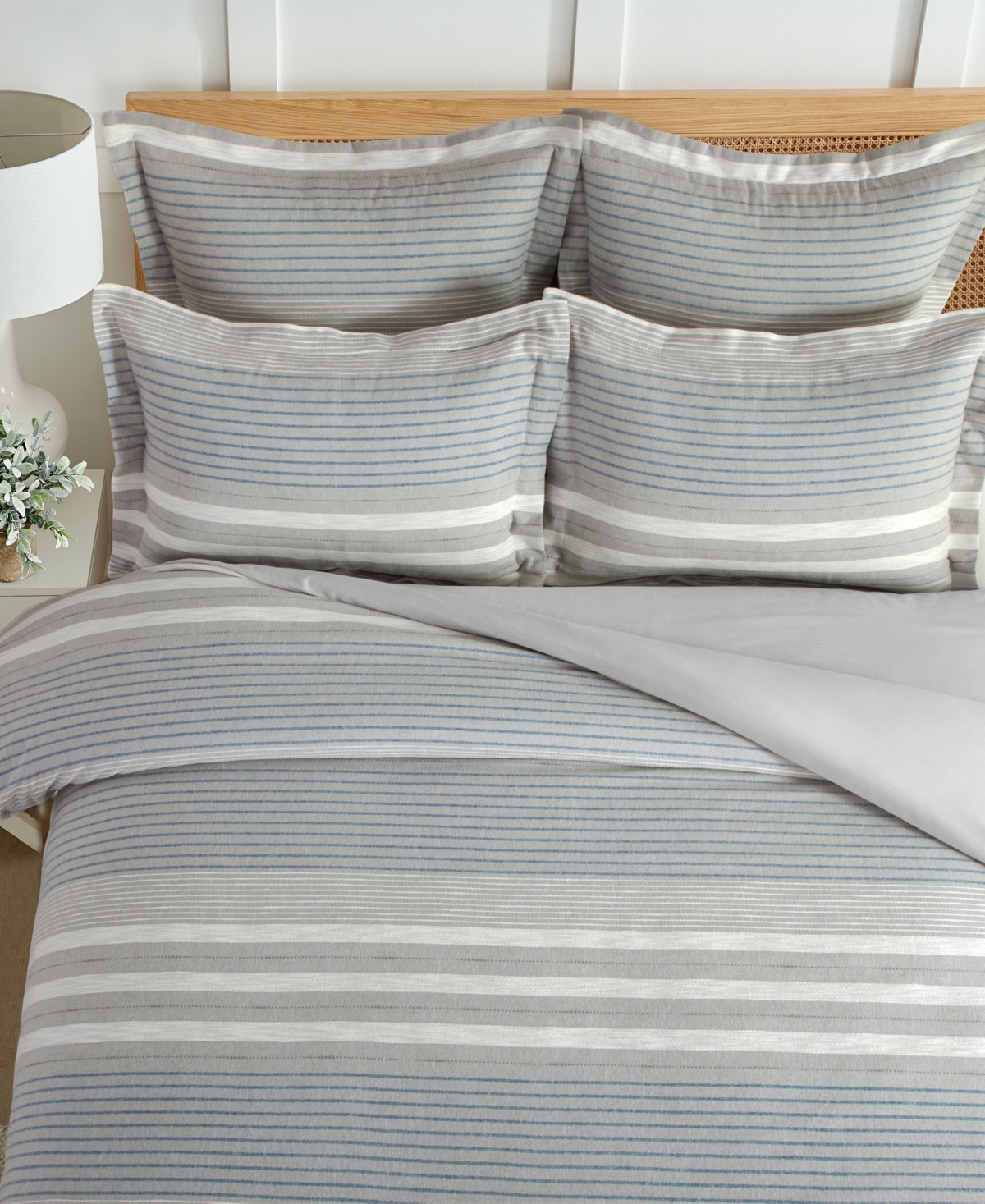 Levtex Home Hawthorn Stripes Reversible -Piece Duvet Cover Set